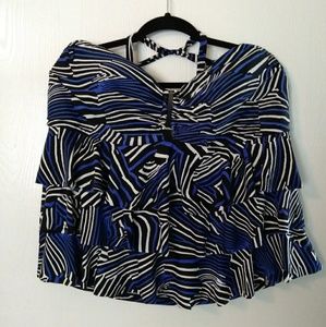 EUC Ruffled Tankini Top,  Size 3X